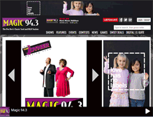 Tablet Screenshot of magic943fm.com